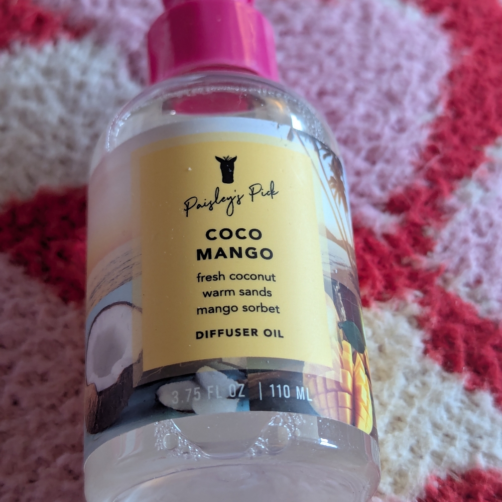 Coco Mango Diffuser Oil with Pink Cap